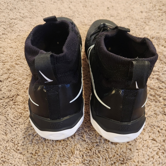 Nike Alpha Huarache NXT Metal Men's Black/WhiteCleats - DJ6517-001 New - Picture 2 of 16